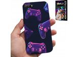 Custodia Per Huawei Y6 2018 - Custodia Per Giocatori, Disegni Di Giochi + Vetro