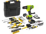 Trapano Fieldmann Aku 12V Con Accessori Fdv 10205-51AR (2X1,3 Ah)