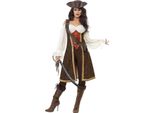 Smiffys - Set Di Costumi Da Donna "Wench"" SM2401 (L) (Marrone)"