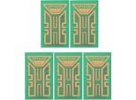 Set Di 5 Adesivi Per Il Potenziamento Del Segnale Del Telefono Cellulare Adesivi Portatili Per Il Potenziamento Del Segnale Del Telefono Cellulare Si Facile Installazione Con Autoadesivo De