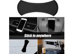 2Pcs Gel Pads Phone Holder Iversal Rubber Mat - Nero (Nero)