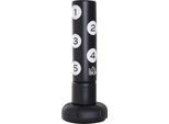 Homcom Sacco Da Boxe In Piedi Con Supporto Gonfiabile Nero 70 X 70 X 176 Cm (Lxlxh) | Sacco Da Boxe In Piedi Manichino Da Boxe Manichino Da Allenamento Sacco Da Boxe