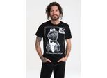 T-Shirt Logoshirt "Sesamstrasse - KrüMelmonster Pate", Herren, Gr. 5XL, Schwarz, 100% Baumwolle, Bedruckt, Normal, Rundhals, Shirts T-Shirt, Mit Lizenziertem Print