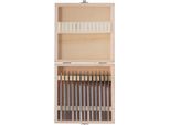 Kraft & Dele KD10549 Set Di Punte Piatte Per Legno 13 Pz