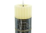 Lumineo Led Candela Di Cera Crema Bianco Crema Ø 7 Cm Altezza 12,3 Cm Bianco Caldo Interno