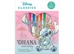 Disney Stitch Zestaw Notatnik Z 6 ŻElowymi DłUgopisami Dla Dzieci - Kids Licensing