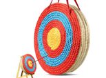 Bersaglio Di Tiro Con L'arco Da 508 Mm - Bersaglio Di Paglia Fatto A Mano Per Arco Ricurvo, Arco Compound O Longbow - Bersaglio Tradizionale Per Bambini, Ragazzi E Adulti - Tiro Con L'arco