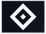 Hamburger Sv Hsv Adesivo Calcio Diamante Nero
