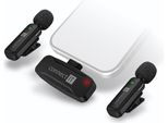 Connect It Set Di Microfoni Lavalier Wireless USB-C (Ricevitore 2 Ks)
