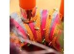 Nastro Regalo Decorativo A Pois Arancione 10Mm 25M - Nastro In Tessuto Per Regali, Decorazioni, Decorazioni Pasquali