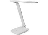 Platinet Lampada Da Tavolo Led Remus 5W Dimmerabile, Touch Control, Connessione Usb, Bianco