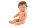 Miniland Bambola Caucasica Con Sindrome Di Down 38 Cm Beige Beige Taglia Unica