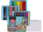 72 Matite Colorate Professionali Easy Mixing Log Graphite Matite Colorate Oleose Da Disegno Per Artisti Principianti