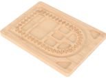 Tavoletta Per Perline Durevole E Di Squisito Design In Bambù Vassoio Per Perline Multiuso Per La Realizzazione Di Bracciali E Gioielli