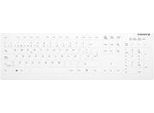 Tastiera Da Tavolo Cherry Flat Profile Hygiene Sigillata Usb Whit - Tastiera - 105 Tasti