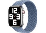 Apple Solo Loop Intrecciato Per Watch | 44/45/46/49 Mm - Taglia 7 - Blu Ardesia