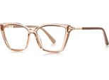 Veyrey Occhiali Da Donna Cat-Eye Blu Che Bloccano La Luce, Binill Clear Glasses