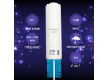 Qoltec 57044 4G Lte Dual Antenna | 5Dbi | Omnidirectional | Outdoor