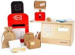 Set Da Gioco Bigjigs Per Ufficio Postale In Legno, 19Dlg.