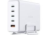240W Gan LadegeräT DCF-241/E, Pd 3.1, Qc 4.0 Weiß, 1X USB-A, 4X USB-C
