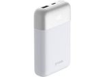 10000Mah Powerbank DPP-101 Weiß, 10 Ah, 1X USB-A, 1X USB-C, Pd 3.0, Qc 3.0