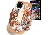 Custodia Per Huawei Y5P - Custodia Per Bambini Con Animali Della Foresta
