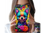Custodia Per Huawei Y6 2018 - Motivi Floreali Cane York Posteriore