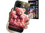 Custodia Per Huawei Y5P - Orsacchiotto Rosa Regalo Di Famiglia + Lamina
