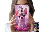 Custodia Per Huawei Mate 10 Pro - Simpatico Chihuahua Su Sfondo Rosa Con Fiori