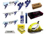 Skinstar Ski Wax Starter Set Skiwax Tenditore Per Sci Con Base Di Riparazione 8 Pezzi