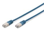 Digitus Cavo Patch Premium, Cat. 5E, Sf/Utp, 1,0 M, Blu