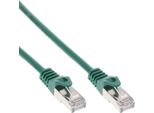 Inline® 71533G Cavo Patch, F/Utp, Cat.5E, Verde, 0,3 M