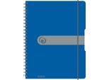 Quaderno Herlitz Easy Orga To Go A4 A Scacchiera 80 Fogli Blu