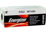 Pila Per Orologio Energizer 315 SR716SW 1,55V E301536903 Pila A Bottone In Mini-Blister Da 1 Ossido D'argento E301536903