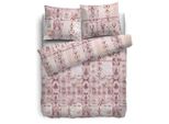 Hnl Living Tory Maco Satin, 135X200 + 1X 80X80, Rosa