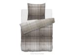 Hnl Living Boden Biancheria Da Letto In Maco-Satinato Con Velvet Touch, 155X220 + 1X 80X80, Naturel