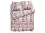 Hnl Living Tory Maco Satin, 155X220 + 1X 80X80, Rosa