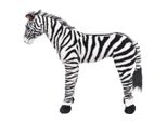 Vidaxl Peluche Zebra In Piedi Peluche Bianco E Nero Xxl