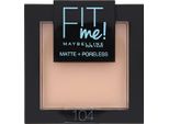 Maybelline Fit Me! Powder Matte + Poreless 104 Polvere Morbida Avorio Con Effetto Opacizzante 8,2 G