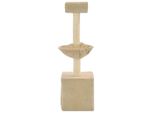 Vidaxl Tiragraffi Per Gatti Con Tiragraffi In Sisal 105 Cm Beige