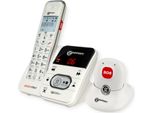 Geemarc, Telefono Senior Con Medaglione Sos Amplidect 295 Sos Pro, Bianco
