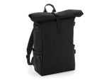 Zaino Bagbase Block Con Chiusura Roll-Top PC3592 (Taglia Unica) (Nero/Nero)