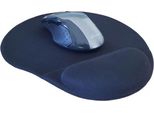 Tappetino Per Mouse Ergonomico Mediarange Con Poggiapolsi Nero