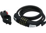 Serratura A Spirale 15,2 X 17,5 Cm Acciaio Inox/Gomma Nero 2 Pezzi