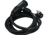 Serratura A Spirale 150 Cm Acciaio Inox Nero 3 Pezzi