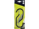 Gancio Per Bicicletta Dresco 15 Cm Acciaio Nero 2 Pezzi