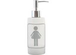 Msv Distributore Di Sapone In Ceramica "F"" Bianco"