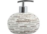 Distributore Di Sapone Msv Brique In Ceramica Beige