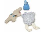 Berjuan Bambola Ragazze 38 Cm Pe Blu/Beige