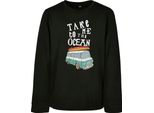 DěTské TričKo Mr. Tee Bambini Take Me To The Ocean Manica Lunga Nero - 122/128